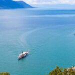 Le lac Léman vu depuis les hauteurs de Montreux